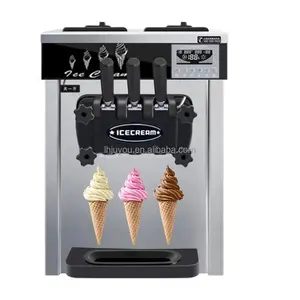 Ticari masa dikey dondurma makinesi oft hizmet dondurma yapma makinesi