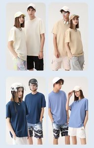 T-<span class=keywords><strong>shirt</strong></span> pour <span class=keywords><strong>femme</strong></span> ample, respirant, écologique, avec logo personnalisé, de haute qualité, 220 grammes, coton pur, <span class=keywords><strong>taille</strong></span> extra large, été - Product Image 2