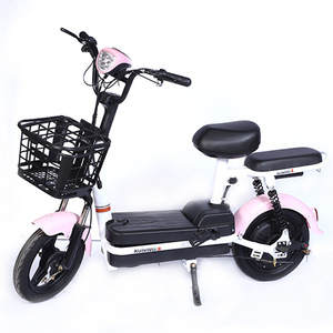 สกู๊ตเตอร์ไฟฟ้า 20 นิ้ว 48V 12AH 350W มอเตอร์ไร้แปรงถ่าน แบตเตอรี่ลิเธียม สำหรับผู้ใหญ่ ใช้ในเมือง สีชมพู - Product Image 1