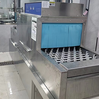Lavavajillas Industrial de 380V 43KW 2.8m, Nuevo Modelo, para Cocina Comercial, Restaurante, Cantina, Equipo de Limpieza