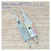 Lishi 2 en 1 Pick and Decoder Laser Key Nuevo decodificador de automóvil y combinación de selección de bloqueo Genuino GT15/ NSN113/