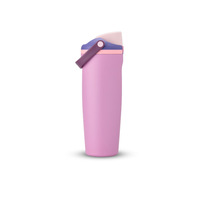 Gobelet isotherme Owala en acier inoxydable 304, portable, avec paille intégrée, double usage, pour fruits, idéal pour l'export.
