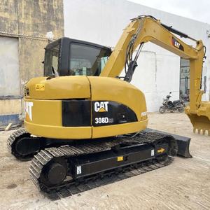 Utilisé pour les machines de construction 308Dcr de 8 tonnes avec moteur, PLC, boîte de vitesses, pompe et composants principaux d'origine en bon état - Product Image 1