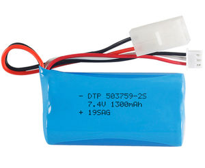 חבילת סוללת ליתיום מותאמת אישית <span class=keywords><strong>7.4v</strong></span> <span class=keywords><strong>1200mah</strong></span> 1300mah 1500mah 1600mah lip7.4v סוללות נטענת - Product Image 3
