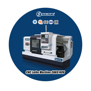 Tour plat CNC bon marché Machine 2 Aixs CAK6140V CNC tour à grand alésage Machine avec chargeur automatique - Product Image 1