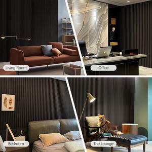 Paneles Acústicos de Madera 3D Modernos para Interiores, Revestimiento de Pared con Listones de Madera para Estudio de TV, Insonorizantes, Panel Acústico Decorativo - Product Image 6