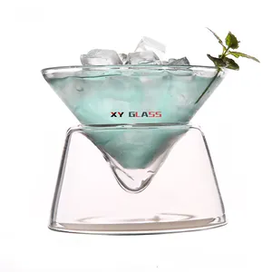 Рекламные боросиликатные очки со вкусом, смешная чашка со льдом для виски, коктейля