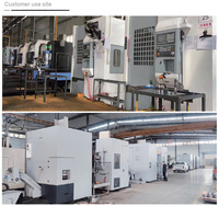 Tour vertical et fraiseuse CNC robuste VTC700 avec système de commande GSK, centre de tournage à broche unique