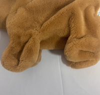 Nouvelles peluches personnalisées en forme d'animaux non rembourrées, capybara brun, vente en ligne sur le site chinois