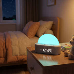 Nouvelle machine sonore ultime, lumière de <span class=keywords><strong>réveil</strong></span> centrée sur l'utilisateur avec simulateur RGB technologique, système d'alarme fiable pour la chambre à coucher - Product Image 1