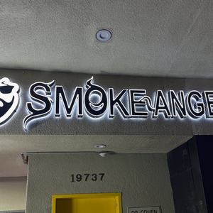 Insegna Luminosa a <span class=keywords><strong>LED</strong></span> in Acrilico Dorato Lucido per Ufficio, <span class=keywords><strong>Lettere</strong></span> Metalliche Personalizzate, Logo 3D, Insegna a Canale, Impermeabile IP65, Effetto Fumo Auto - Product Image 1