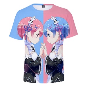 Nuovi disegni all'ingrosso vendita calda maglietta in <span class=keywords><strong>stile</strong></span> <span class=keywords><strong>giapponese</strong></span> fornitore di magliette Anime stampate in 3d da donna - Product Image 3