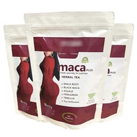 Thé Herbal Naturel Maca Plus pour le Rehaussement des Hanches et des Fesses, à base de Racine de Maca Noire, Aguaje et Fenugrec pour Femmes, 30 Sachets de 5g