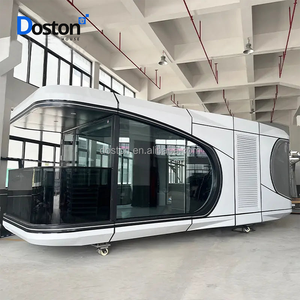 2025 Linyi Luban noir maisons Ultra moderne espace Capsule maison ou bureau conteneur prix Capsule maison E7 modèle - Product Image 3