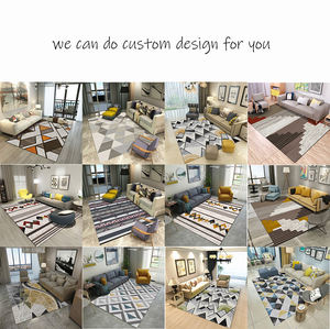 Turquie nouveau design moelleux en peluche 3D imprimé tapis salon grande surface tapis - Product Image 2