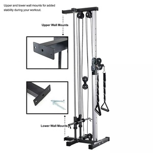 Attrezzo da Palestra a Parete - Sistema di Pulegge Alte/Basse per <span class=keywords><strong>Lat</strong></span> Pulldown, Espansione Toracica <span class=keywords><strong>e</strong></span> Allenamento Completo del Corpo - Product Image 6