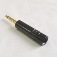 Prise audio TRRS 5,25 mm pour casque d'aviation, prise intercom 4 pôles TRS 480X PJ-068 standard US MIL-5.25 pour tour de contrôle aérien