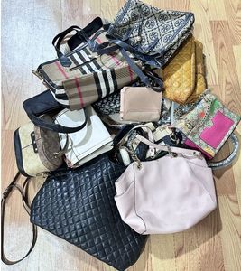 กระเป๋าหนังมือสองผสมแบบดั้งเดิมสำหรับผู้หญิงกระเป๋าเดินทางแบบเก่า - Product Image 3