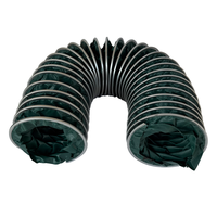 Tuyau de ventilation industriel flexible en toile résistante au feu et aux hautes températures, à triple protection
