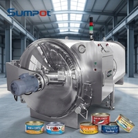 Autoclave à vapeur à faible consommation d'énergie SUMPOT pour bocaux en verre et boîtes de conserve de thon