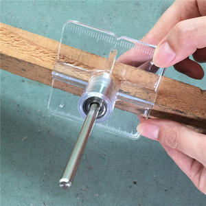 แผ่นวางตำแหน่งรูแบบมุมฉากสำหรับงานเจาะไม้ ขนาด 6 มม. 8 มม. 10 มม. ยี่ห้อ Mr Drill Plastic - Product Image 1