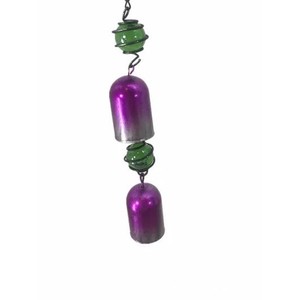 Solar Frog Wind Chime Led Outdoor Garden <b>Light</b> Hanging Decor Solar Powered With Bell And <b>Flower</b> Design - Product Image 4