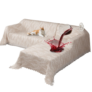 Housse de canapé en coton et polyester en forme de L, élégante, protection contre les éclaboussures, housse de canapé pour appartement, sur mesure - Product Image 1