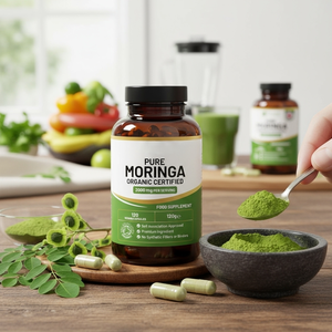 120 แคปซูล สารสกัดจาก<span class=keywords><strong>ต้น</strong></span>ฮอร์สราดิช สารสกัดจากใบ<span class=keywords><strong>มะรุม</strong></span> สารสกัดสมุนไพร วิตามินจากธรรมชาติ 80% เกรดอาหารเพื่อสุขภาพ - Product Image 1