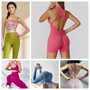 Mono <span class=keywords><strong>de</strong></span> Yoga sin Mangas Ajustado Original Más Vendido para Mujer, Transpirable, a la Moda, para Verano, Conjuntos <span class=keywords><strong>de</strong></span> Yoga alo para Mujer - Product Image 1
