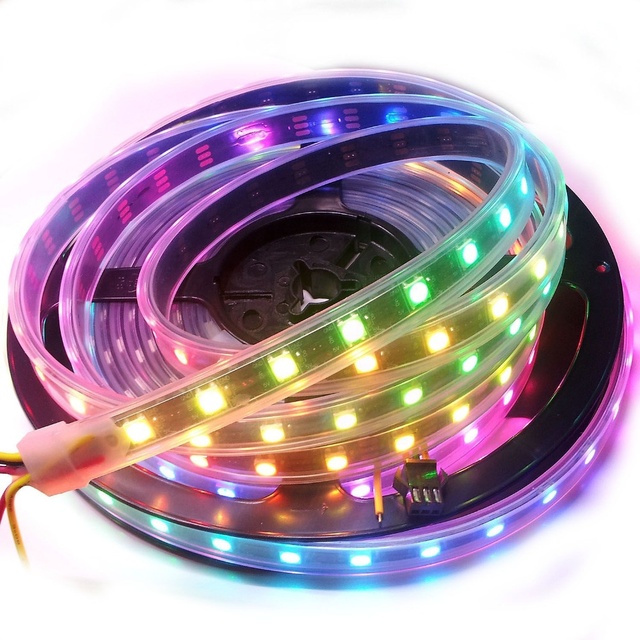 Ws2812b Ws2813 Sk6812 5v Rgb Digital Smart Led Strip Light Magic Rgbw Addressable Dmx Pixel 144 Led Light Strip Ws2811 12V bar