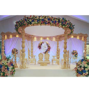 Mandap de Boda Hindú de Madera Artesanal, Mandaps de Boda Indios de Calidad Superior en Venta, Última Tendencia en Mandaps de Boda de Madera en Australia - Product Image 1