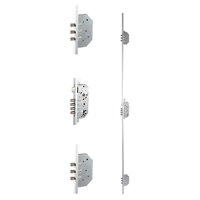 Corps de serrure de porte à mortaise 3 points de Style européen 3201B de haute sécurité pour serrure de porte en bois