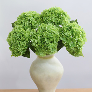 Flores Artificiales de <span class=keywords><strong>Hortensia</strong></span> Grandes, Simulación 3D, PVC Suave, Tacto Hidratante, 196 Piezas, Decoración para Hoteles y Bodas - Product Image 2
