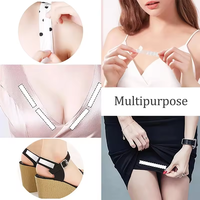 Cinta Adhesiva de Doble Cara para Ropa y Moda, 50 Tiras Precortadas, Cinta para Lencería, Fijación Segura para Estilismo Diario, Cinta para Cuerpo y Vestidos