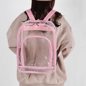 Sacs à dos transparents en PVC imperméables, sacs à dos en plastique transparents imperméables pour unisexe - Product Image 6