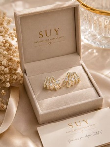 Stud Earrings Gold Plated Crystal Star Shape Women's Party Fashion Jewelry Trendy Alloy Rhinestone Round Brilliant Cut - Product Image 3