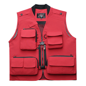 Großhandel Günstige Erwachsene Leichte Casual Photo Weste für Männer Atmungsaktive Oberbekleidung für die Frühlings saison Zipper Man's Weste China - Product Image 4