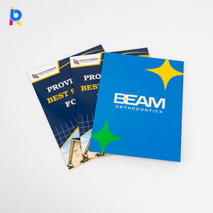 Dossiers personnalisés avec impression de logo d'entreprise, en papier de qualité supérieure, pour les organisations immobilières et les feuilles de documents - Product Image 1