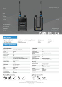 Quansheng M7 DMR Mini 2W双方向ラジオトランシーバーPMR FRSデジタルラジオ3000mahバッテリーとタイプC - Product Image 6