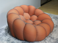 Fauteuil à bulles de conception créative de style football minimaliste moderne, canapé simple de luxe pour salon, canapés paresseux