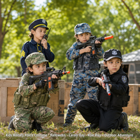 Costume de forces spéciales anti-terrorisme pour enfants, imprimé python, tenue tactique camouflage, tenue de jungle pour garçons