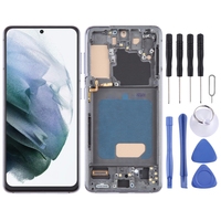 Für Samsung Galaxy S21 5G SM-G991 Handy Ersatz TFT LCD-Bildschirm Touch Digiti zer Voll montage mit Rahmen