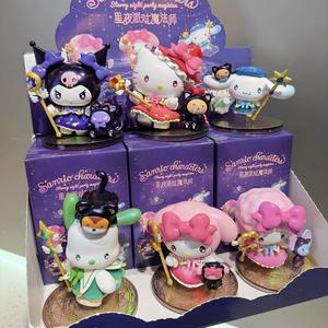 San Rio Kulomi Melody Tide Play Doll Adornos Hechos a mano PVC Starry Night Party Mage Blind Box Perfect Frozen Regalo de cumpleaños - Product Image 6