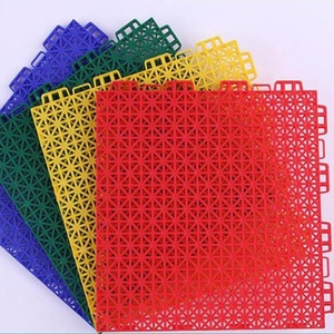 Low Cost 3x3 Fiba Basketball Indoor/outdoor Basketball Court Interlocking <b>Plastic</b> Sports Grid Flooring Tiles - Product Image 3
