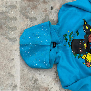 Sudadera con Capucha Personalizada para Hombre, Estilo Urbano, Ligera, de Poliéster/Algodón, Transpirable, de Secado Rápido, con Logotipo Personalizado en la Parte Delantera - Product Image 3