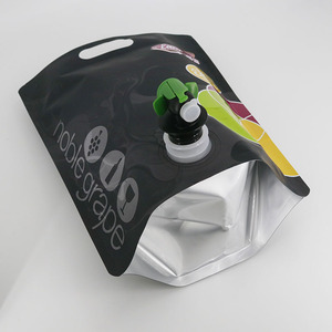 ถุงฟอยล์กันน้ำช่องระบายน้ำสำหรับเครื่องดื่มวอดก้าวิสกี้กระเป๋าแบบตั้งได้ตามต้องการ - Product Image 3