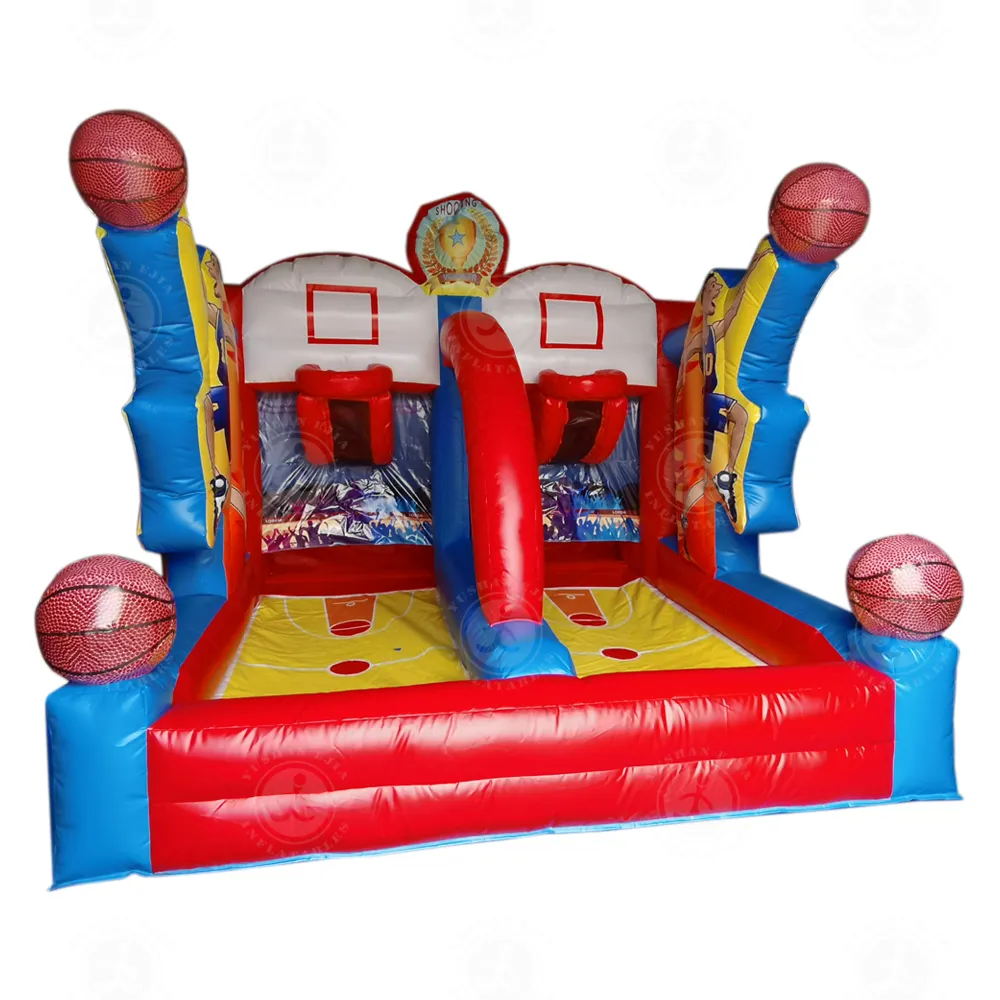 2024 New Sale Pvc Inflatable Shooting Star,Basketball Challenge Game For Sale