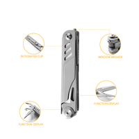 Couteau de poche en acier inoxydable, outil multifonctionnel, couteau de camping, couteau d'urgence, couteau de défense personnel, couteau pliant tranchant pour une utilisation en extérieur