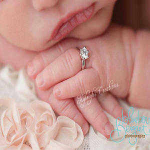 Accessori Fotografici per Neonati Anello con Strass Anello per Bambini Accessori per Studio Fotografico Anello per Neonato - Product Image 4