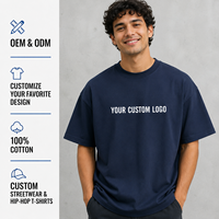 T-shirt en coton unisexe grande taille 300 g/m² couleur unie décontracté confortable été vierge doux respirant oversize streetwear vente en gros